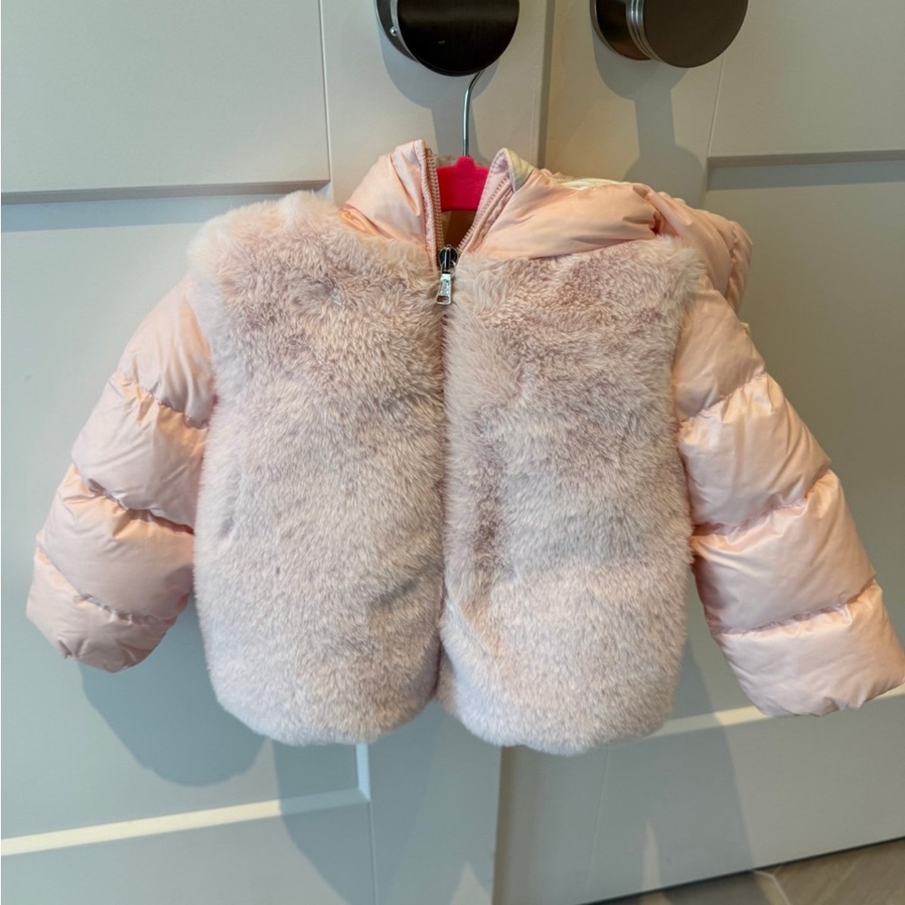 Moncler Light Pink Kids Puffer Jacket